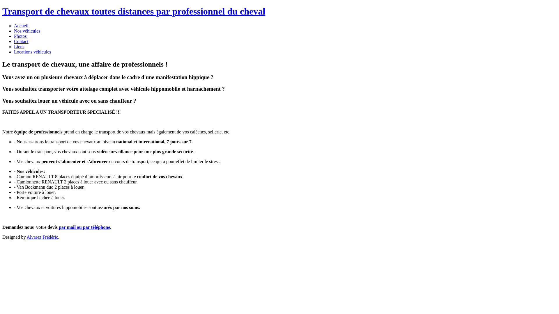 Capture d'écran de Transport de chevaux