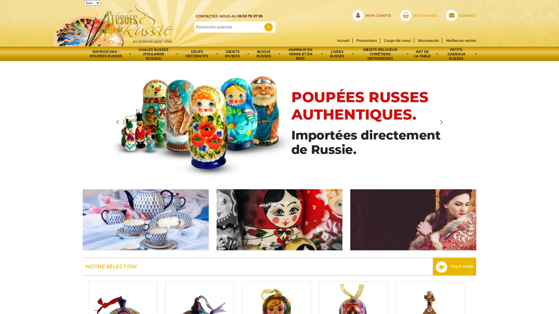 Capture d'écran de Trésors de Russie: les meilleures créations de l'Artisanat Russe