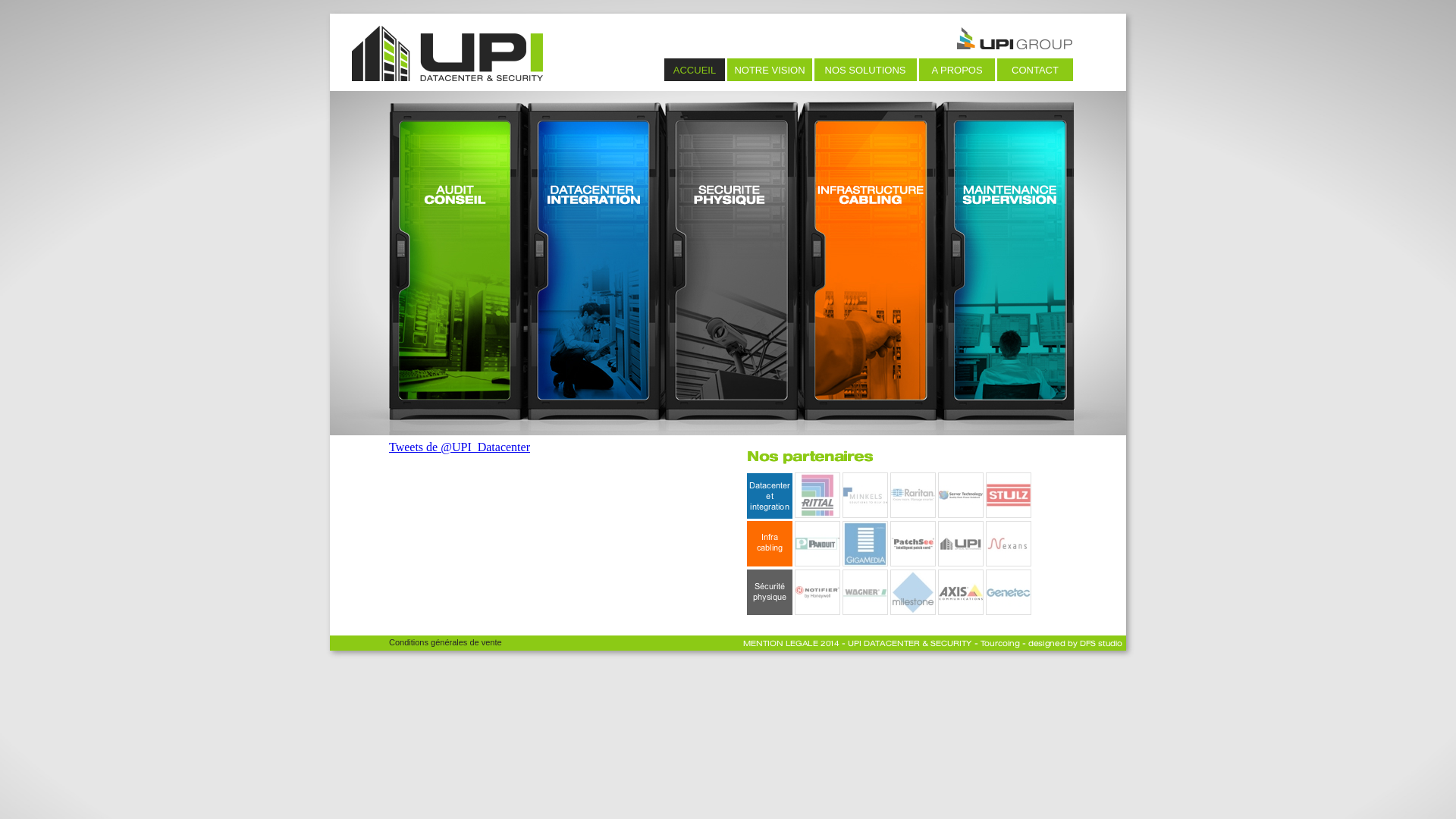 Capture d'écran de UPI DATACENTER & SECURITY