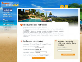 Location villas Vacances horizon2000