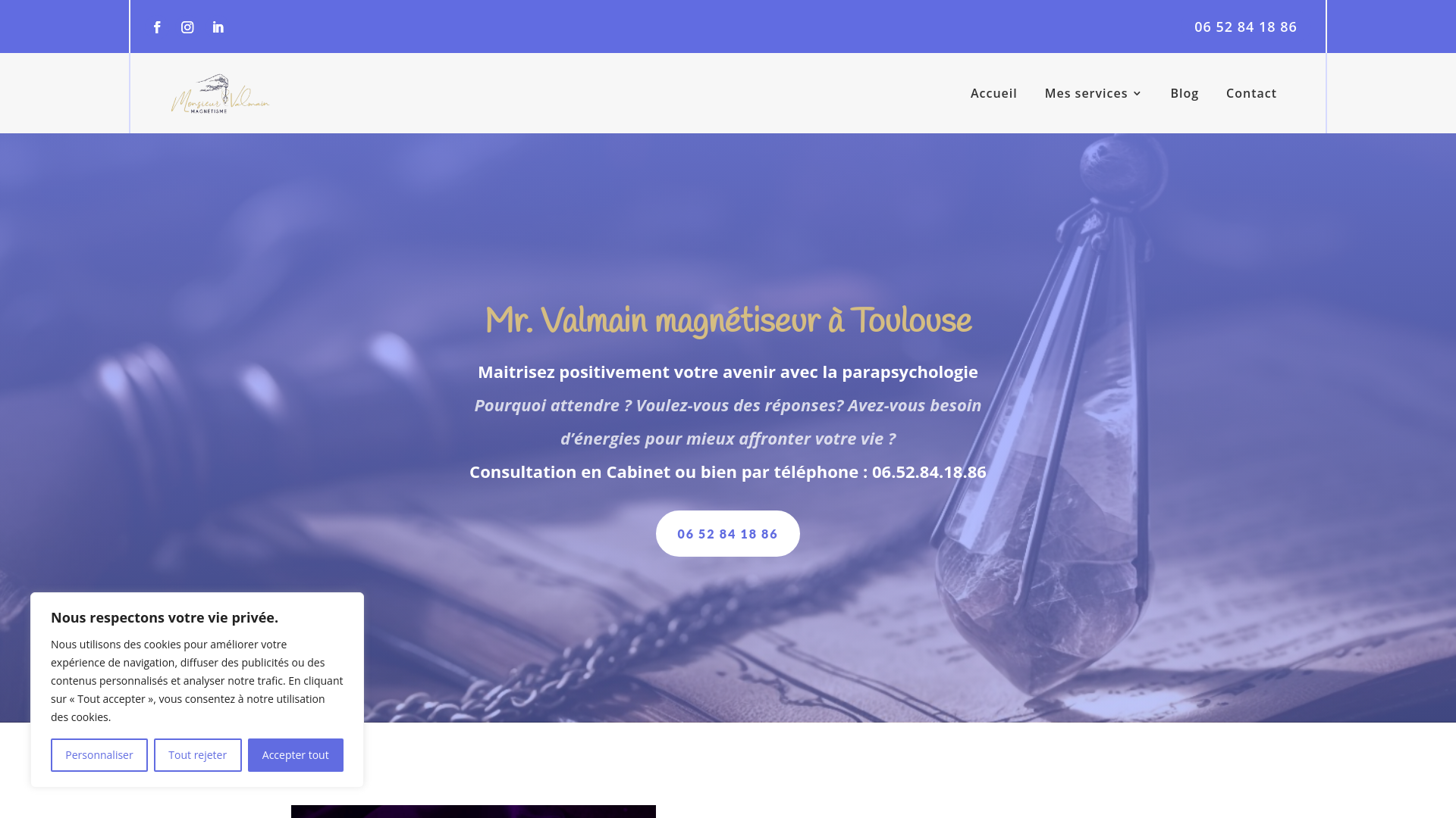 Capture d'écran de Monsieur Valmain voyant magnétiseur