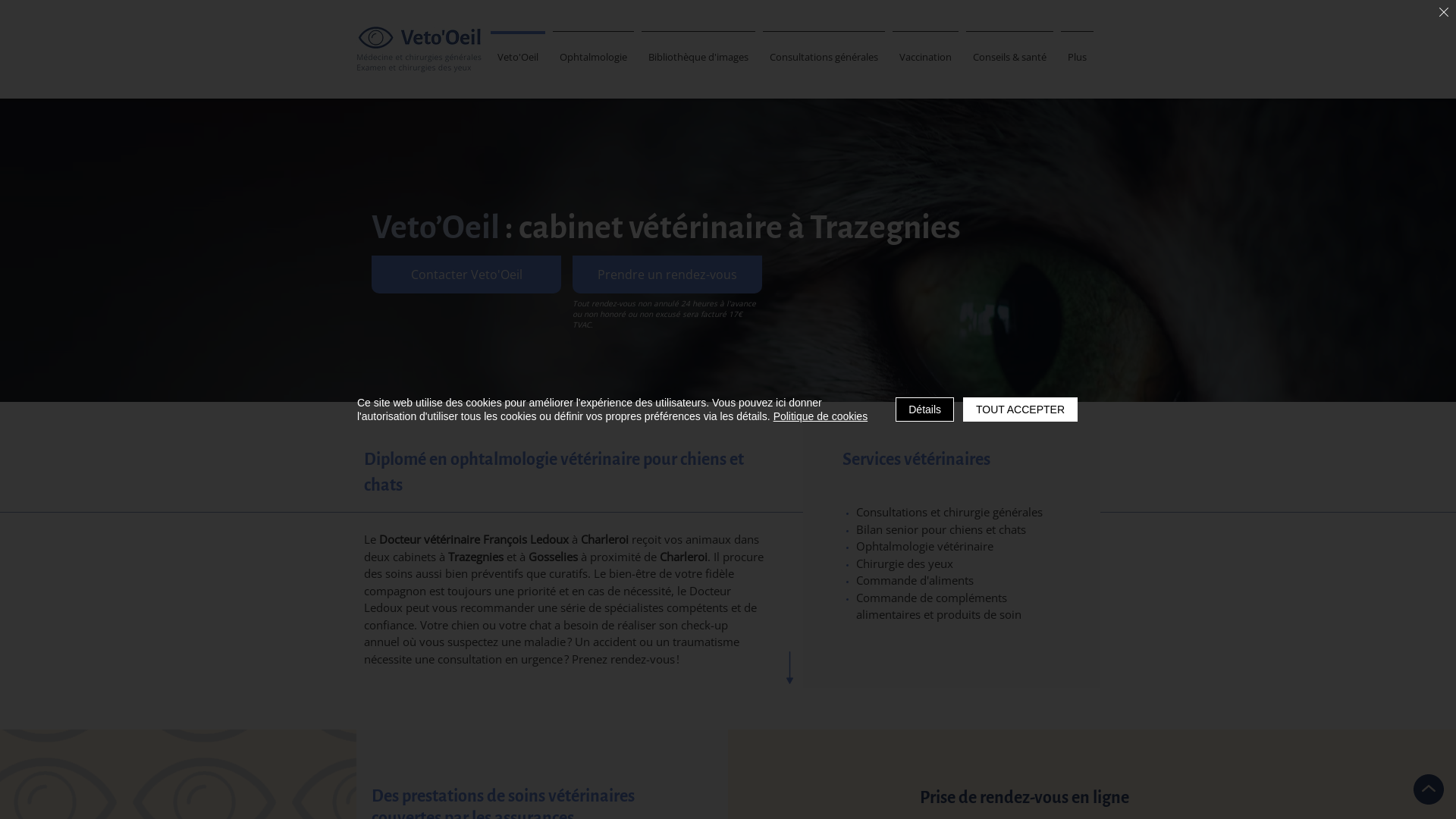 Capture d'écran de Cabinet vétérinaire du docteur François LEDOUX