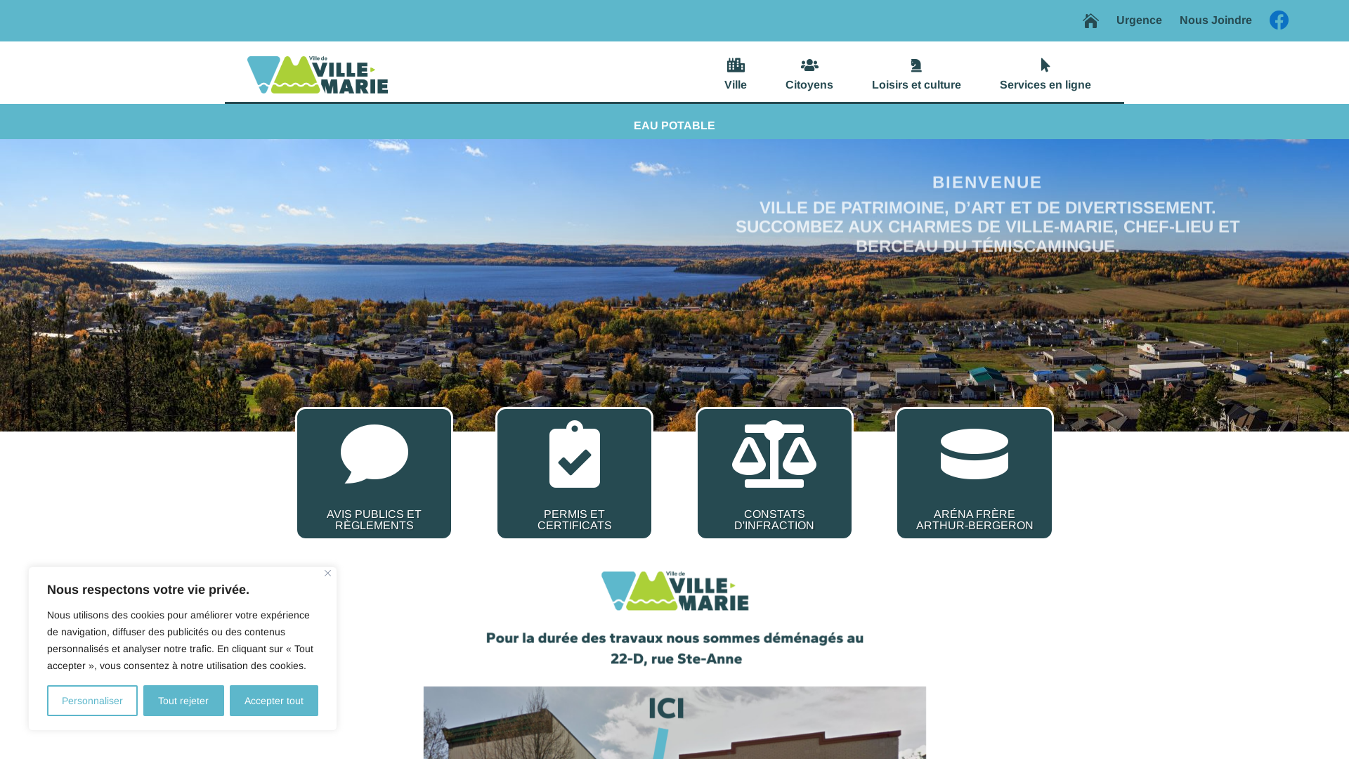 Capture d'écran de Ville de Ville-Marie