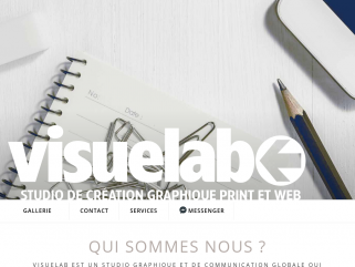 Visuelab société de communication et de conseil, création graphique, charte graphique, documents interactifs, logo, flyer...