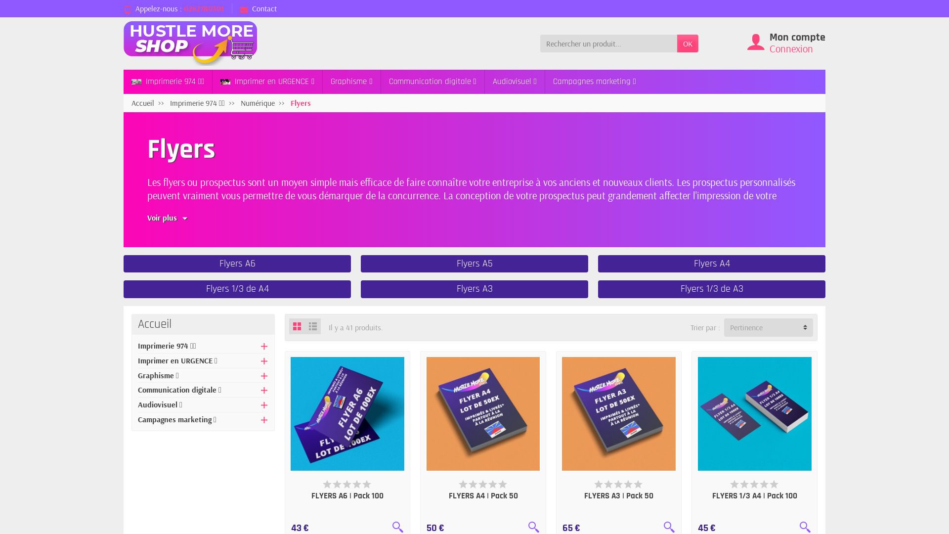 Capture d'écran de Vita-flyer : Imprimez vos flyers, depliants, tracts, prospectus, tetes de lettres cartes de visite et affiches aux meilleurx prix. Vita-flyer est le specialiste de l'impression off