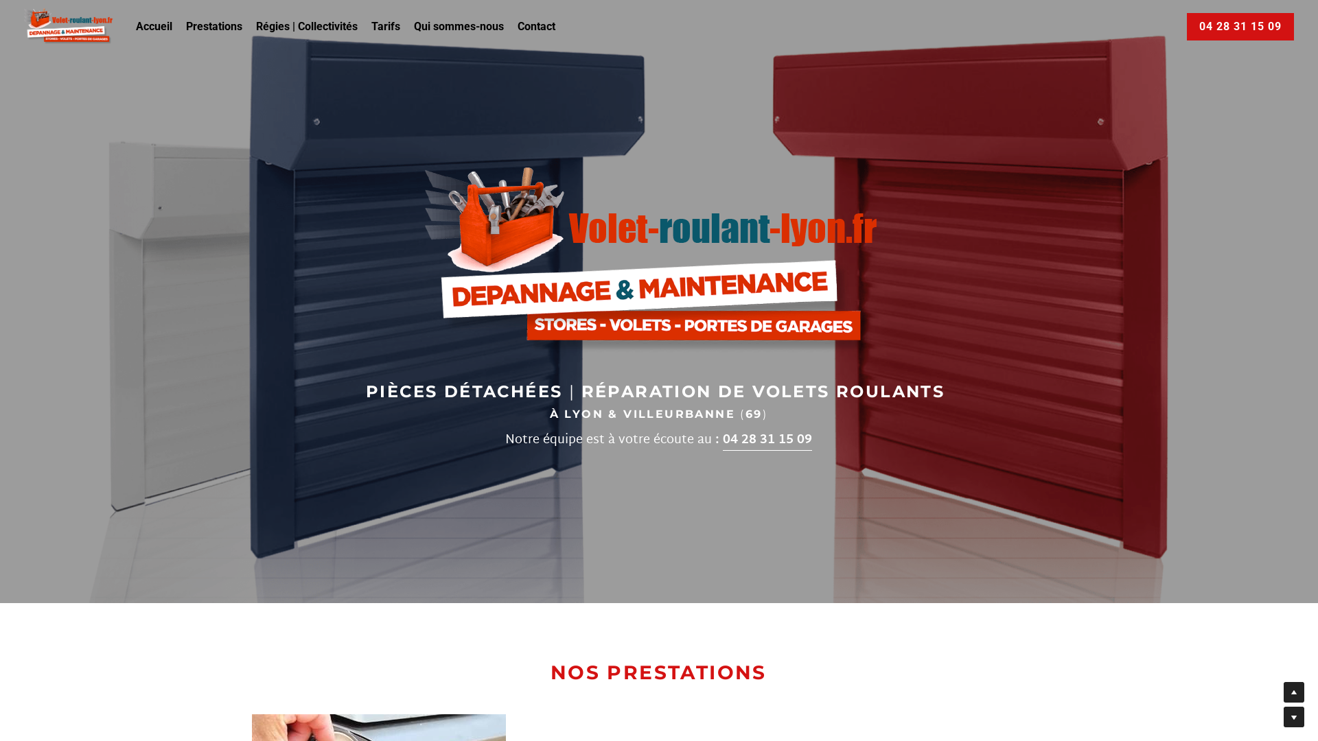 Capture d'écran de Artisan Lyon | Volet roulant, stores et menuiserie. 