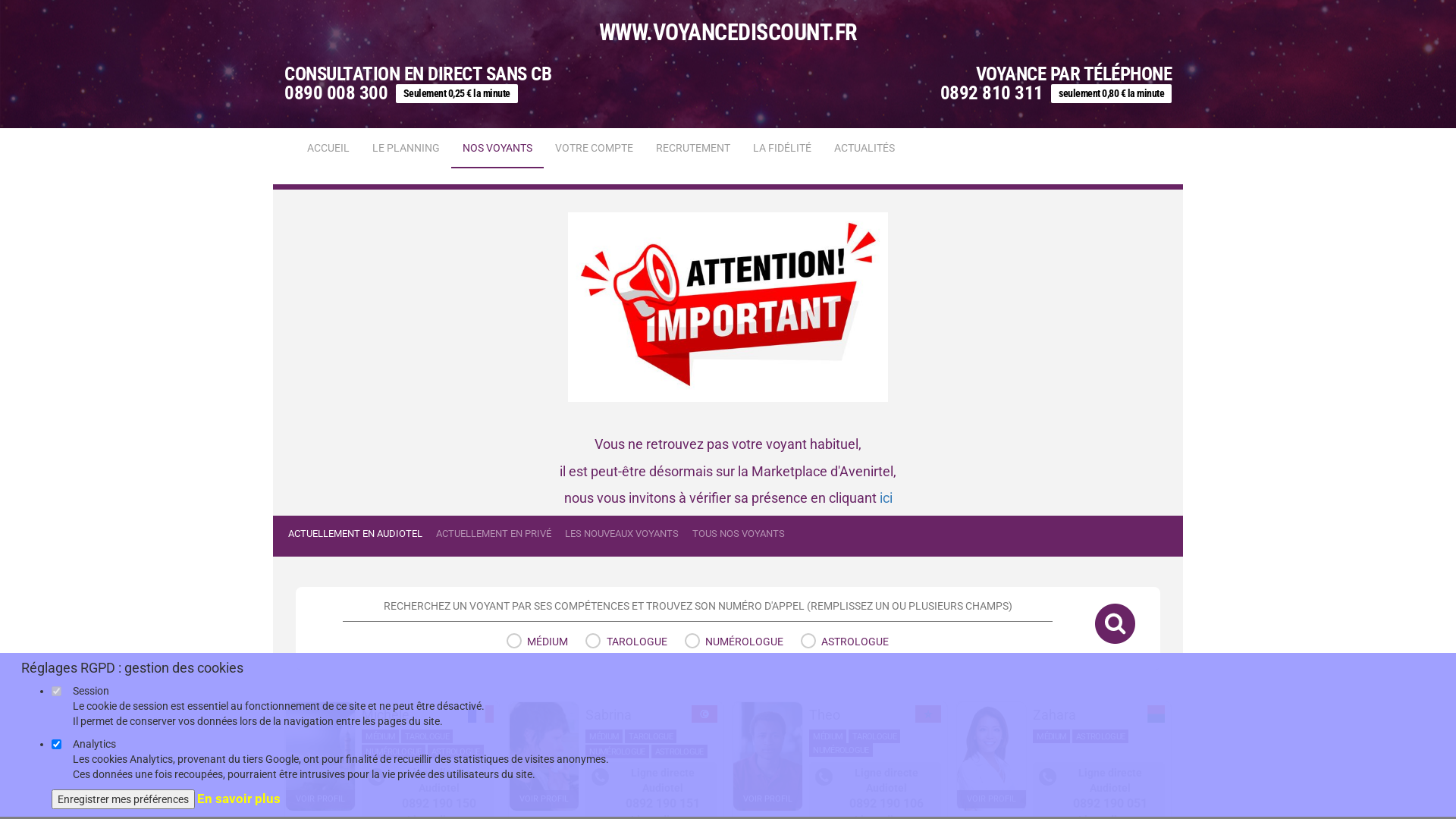 Capture d'écran de Voyance pas chers- voyance pas cher - voyance immediate