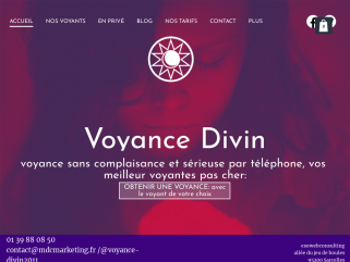 Voyance Divin
Tarot amoureux Amour et cartes divinatoires !
Retour Amour: pour savoir si un homme va revenir
Reponse-immediate: toutes vos questions meritent une reponse
Special voyance du c