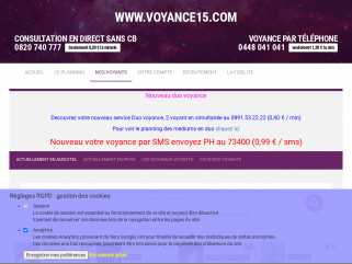 Voyance a 15cts/min