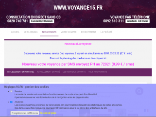 Voyance a 15cts/min