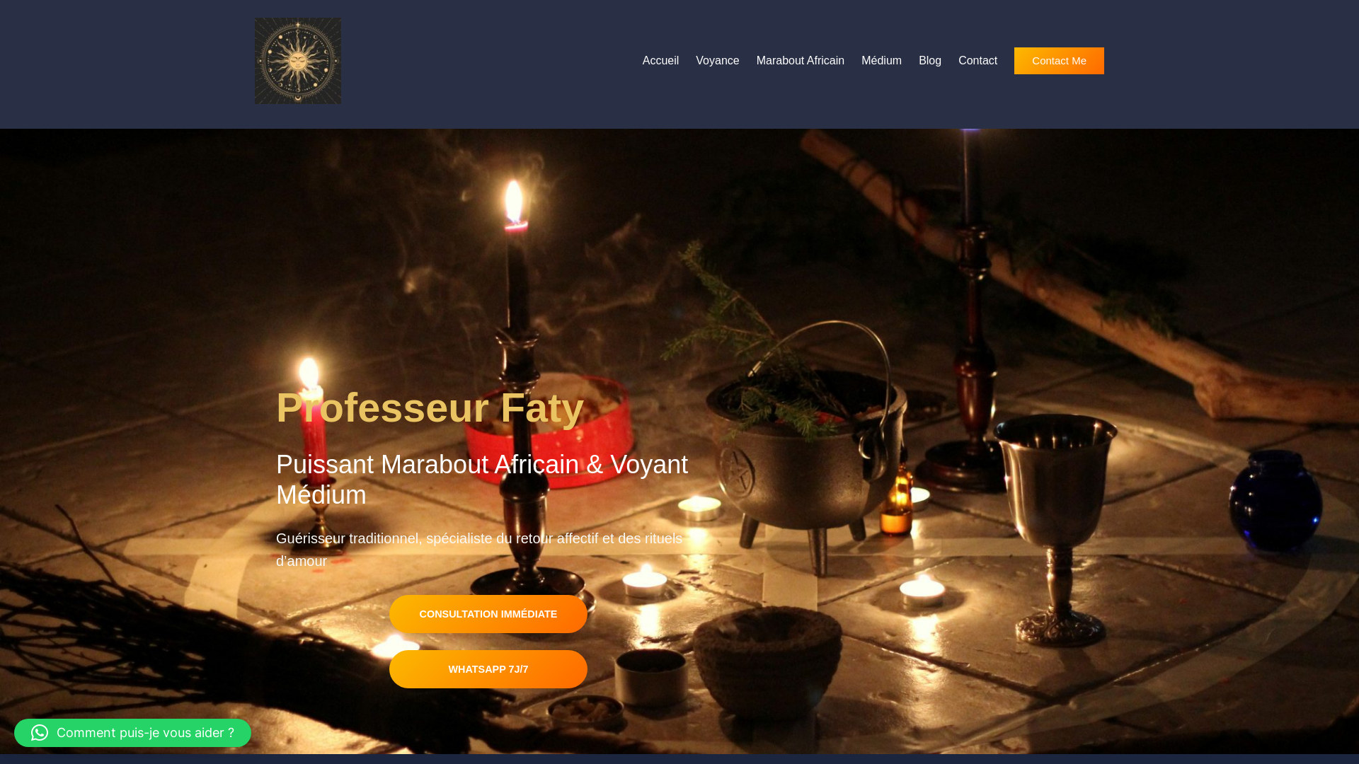 Capture d'écran de Meilleur marabout africain suisse