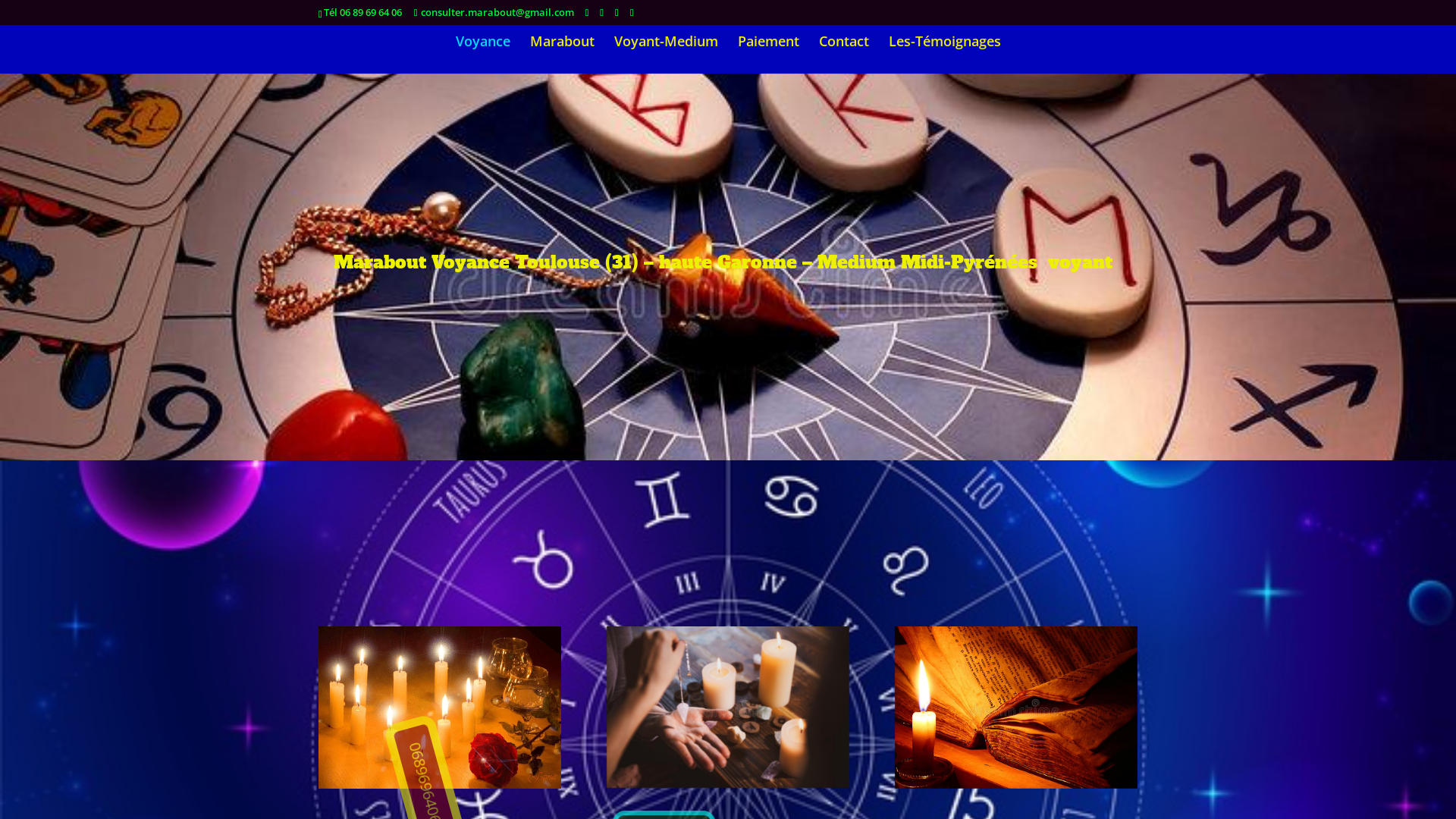 Capture d'écran de Prof Guirassy Voyance Marabout, Toulouse (31) Medium Voyant, Africain Région Haute Garonne Midi-Pyrénées      
 