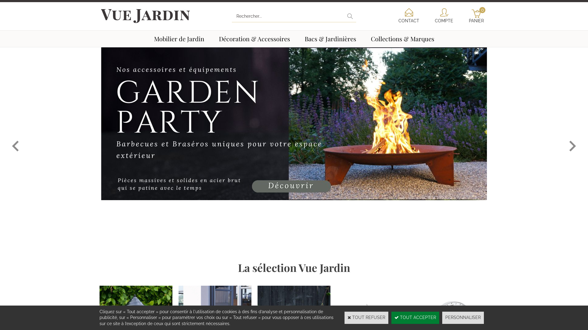 Capture d'écran de Mobilier et accessoires de jardin. Meuble et décoration outdoor.