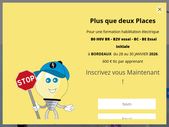 Capture d'écran de Habilitation élevyrique le spécizliste de l'habilitation électrique
