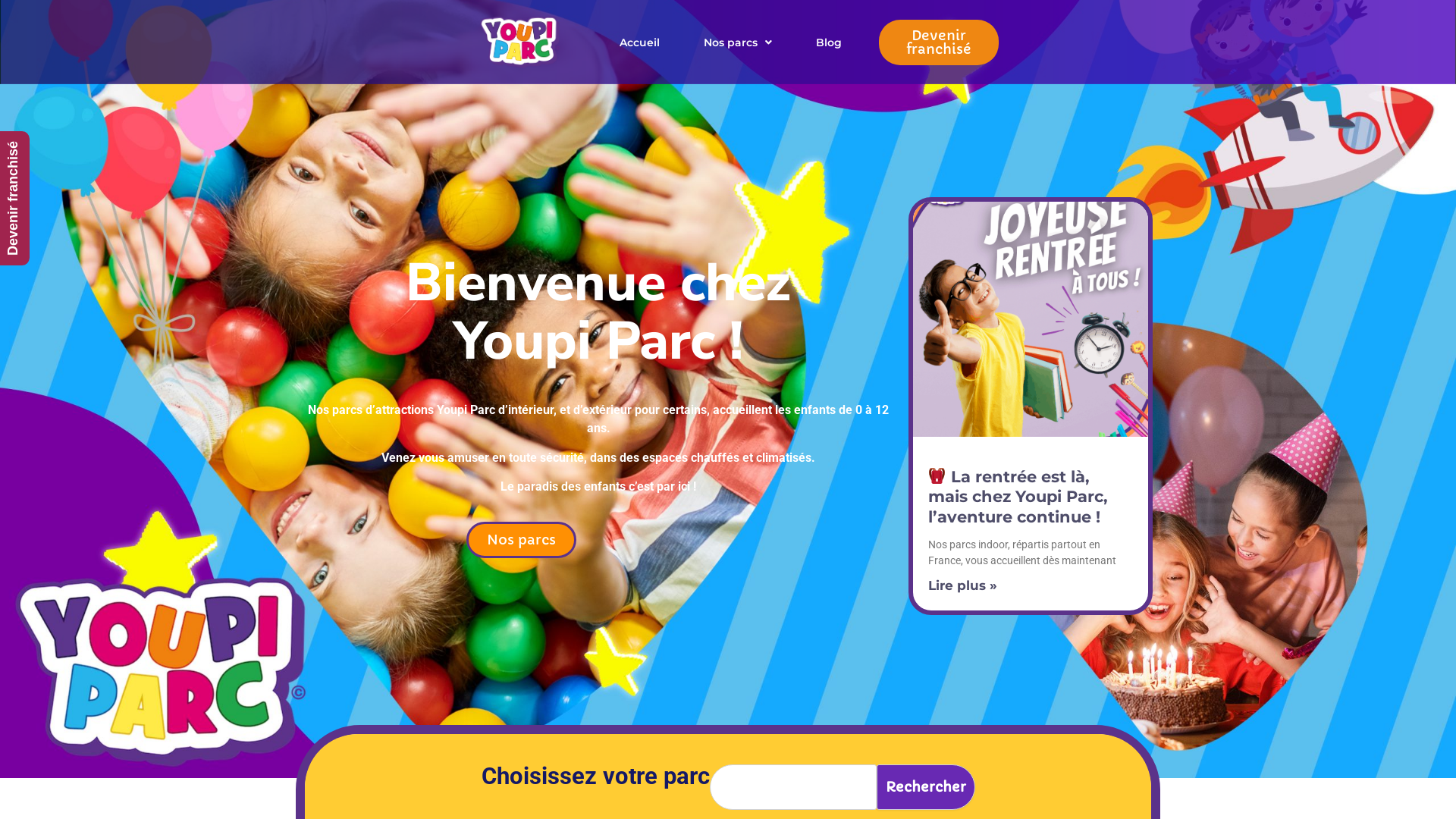 Capture d'écran de Parc de jeux couvert sur Rennes-Youpi Parc 