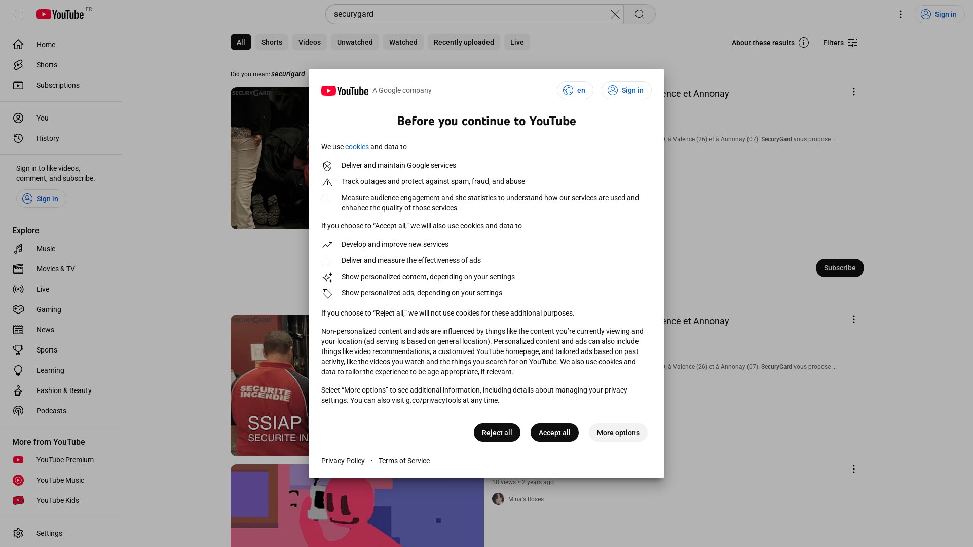 Entreprise de sécurité SECURYGARD à Valence et Annonay
