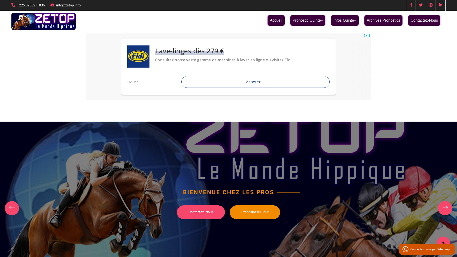 Capture d'écran de COUP SUR DANS LE TIERCE QUARTE QUINTE
 CHEVAUX QUINTE TIERCE QUARTE PRESSE

zeturf
jeu-France
Paris
bo-turf
bilto
France-bleu
Paris-turf
5 CHEVAUX QUINTE TURF PROGRAMMATION PMU
