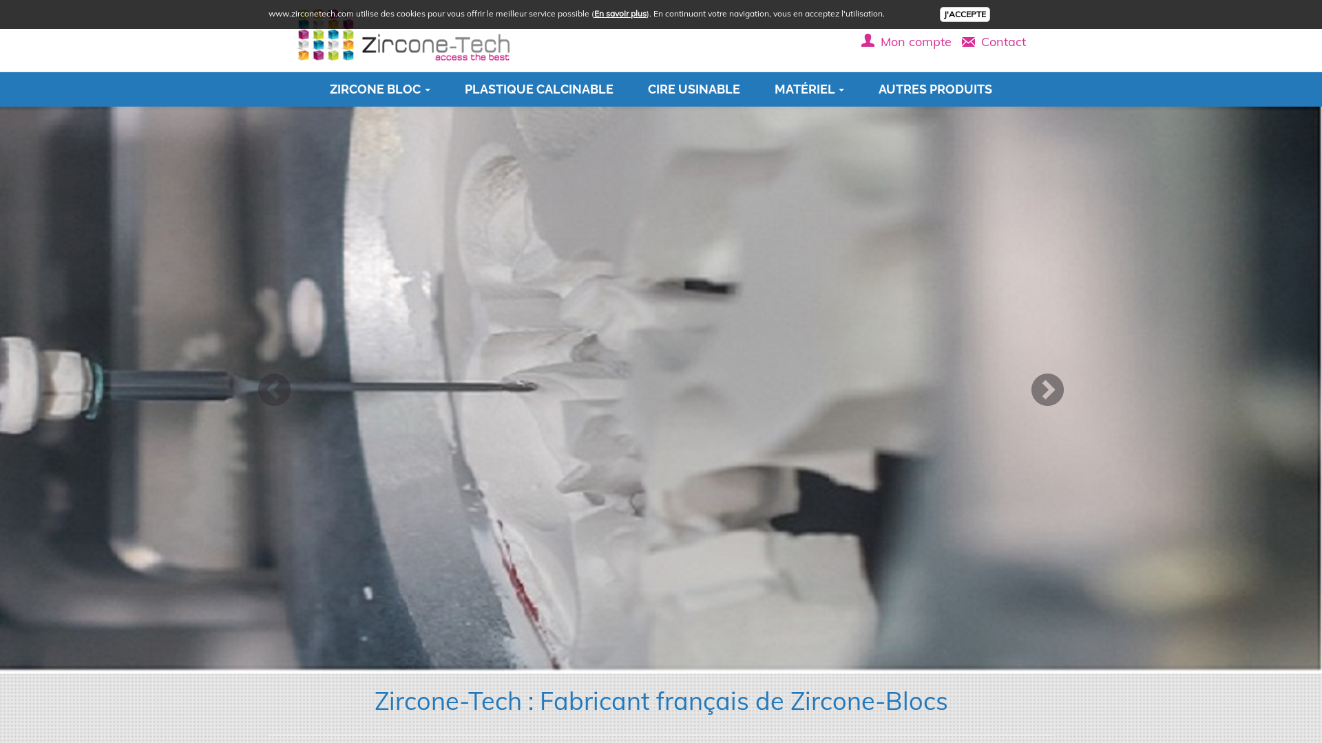 Capture d'écran de Zircone tech