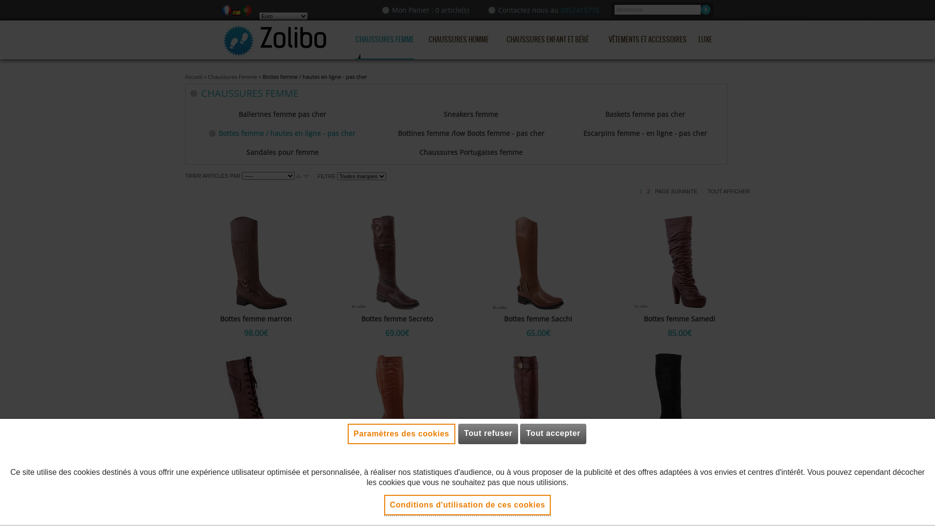 Bottes pour femme
