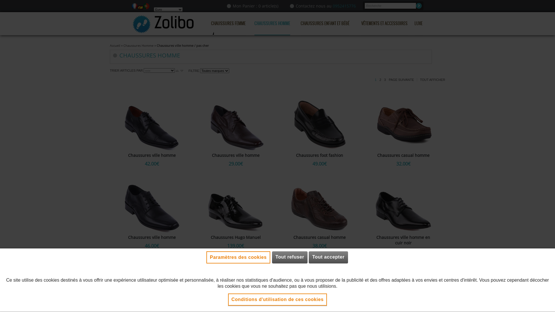 Chaussures ville homme