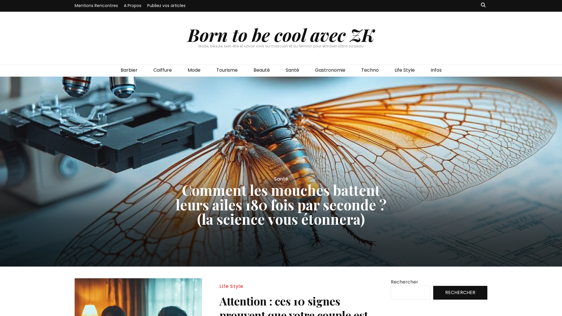 Capture d'écran de Born to be cool avec Zvonko Lifestyle. Adoptez le style de l'homme moderne pour plaire