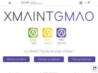 Allyx Technologies, éditeur du Logiciel de GMAO XMAINTGMAO, propose des solutions adaptées à vos besoins, Idéales pour TPE et PME de l’industrie et du tertiaire.